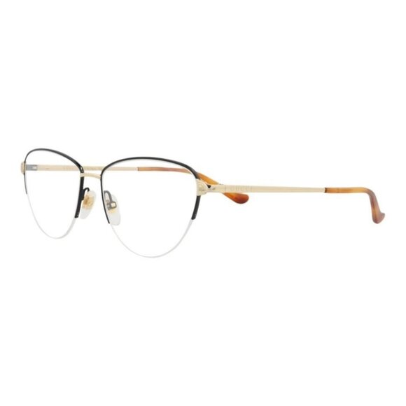 Gucci Womens Cat Eye Black Gold Transparent Fashion Designer Eyewear - Picture 1 of 4
